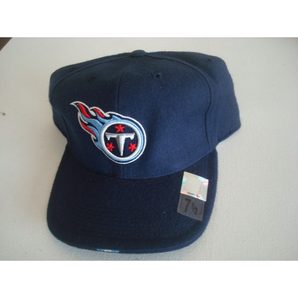 TENNESSEE TITANS REEBOK FITTED SZ 7 1/2 GOLF BEACH HAT‎ CAP VINTAGE EE2